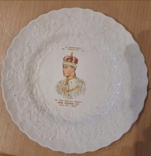 Edward V111 Coronation Plate Alfred Meakin  22cms