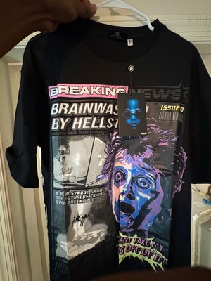 Brand New Hellstar ''Breaking News'' Graphic Tee - Size Large (With Tags)