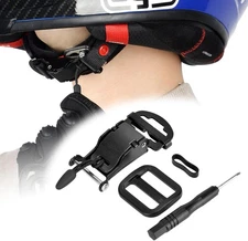 iGuerburn Motorcycle Helmet Quick Release Buckle Kit, Stainless Steel Motorcycle