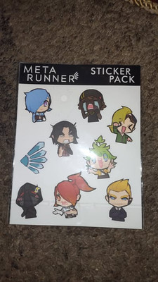 SMG4 Collectible Merch Meta Runner Chibi Character Sticker Pack Brand New