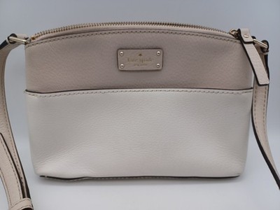 Kate Spade New York Grove Street Millie Crossbody Bag Warm Beige Leather Handbag