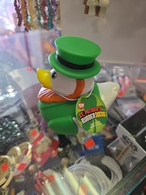 3.5 Inch St Patricks Day Leprechaun Rubber Duck