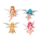 Mini Fairy Ornaments Collection of 4 Fun Decor for For gardens and Celebrations
