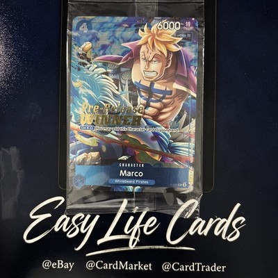 P-071 Marco Pre-Release Winner Promo SEALED One Piece TCG English Card