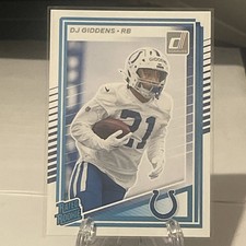 DJ Giddens #364 Rookie 2025 Donruss Indianapolis Colts