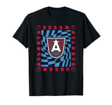 Wnba Atlanta Dream Retro Wavy Checkerboard T-Shirt