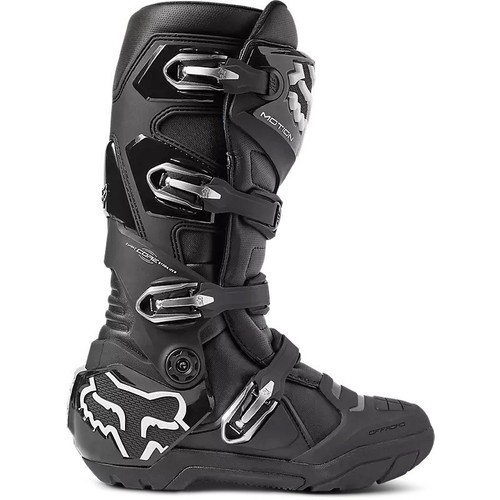 FOX Motion X Black Off Road Boots - Size UK 13 EU 49 - BNIB - Enduro Motocross - Picture 2 of 13