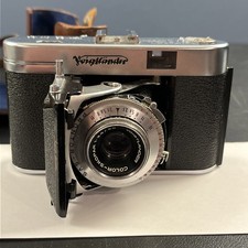 Nice VOIGTLANDER Vito II A Vintage 35mm Film Camera, 2 Filter Lenses Untested