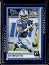 2025 Panini Donruss Optic Golden Tate III Purple Prizm #/60 Lions