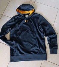 Under Armour Coldgear Men's Size Small Black Pullover Hoodie, Sweatshirt
