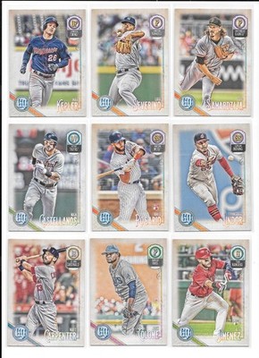 2018 Topps Gypsy Queen Baseball Trading Cards / You Choose #s 1-200 / mb39