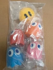 Pac-Man Light Mascot Set of 5 Complete Capsule Toy Japan Bandai New