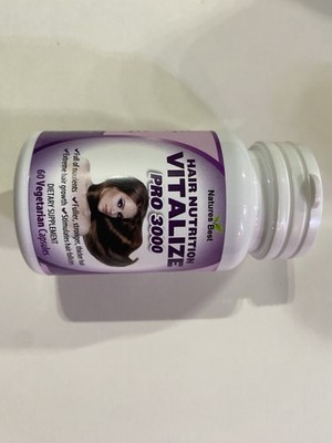VITALIZE PRO 3000 HAIR GROW BOOSTER VITAMINS SUPPLEMENT 60 CAPS