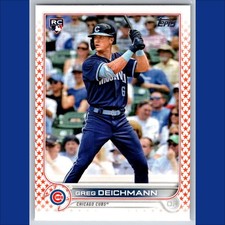 Greg Deichmann Orange Star Rookie Card RC /99 Print Run Complete Set 2022 Topps. rookie card picture