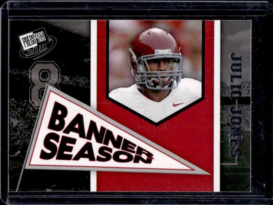 Julio Jones Press Pass #85 Base
