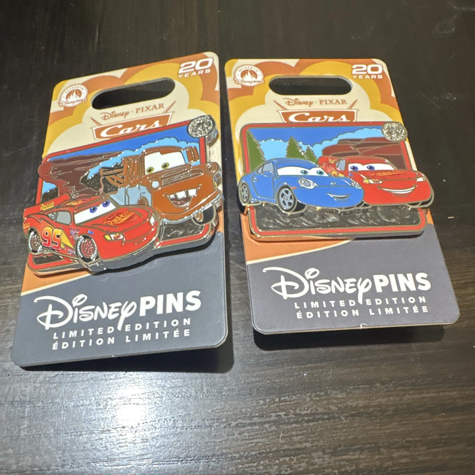 Disney Pixar Cars Anniversary Limited Edition Pin Set Disney Franchise Set