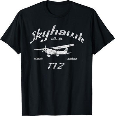 172 Skyhawk Airplane Classic Vintage Aviation Private PIlot T-Shirt