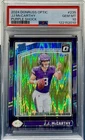 2024 Optic JJ McCarthy Rated Rookie Card #235 PURPLE SHOCK 💎PSA 10💎 SKOL VIKES