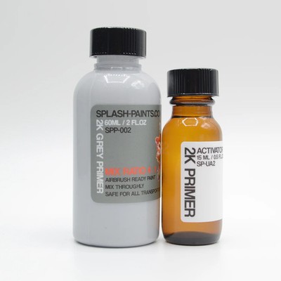 Splash Paints SPP-002 2K Grey Primer 60ml/2oz.
