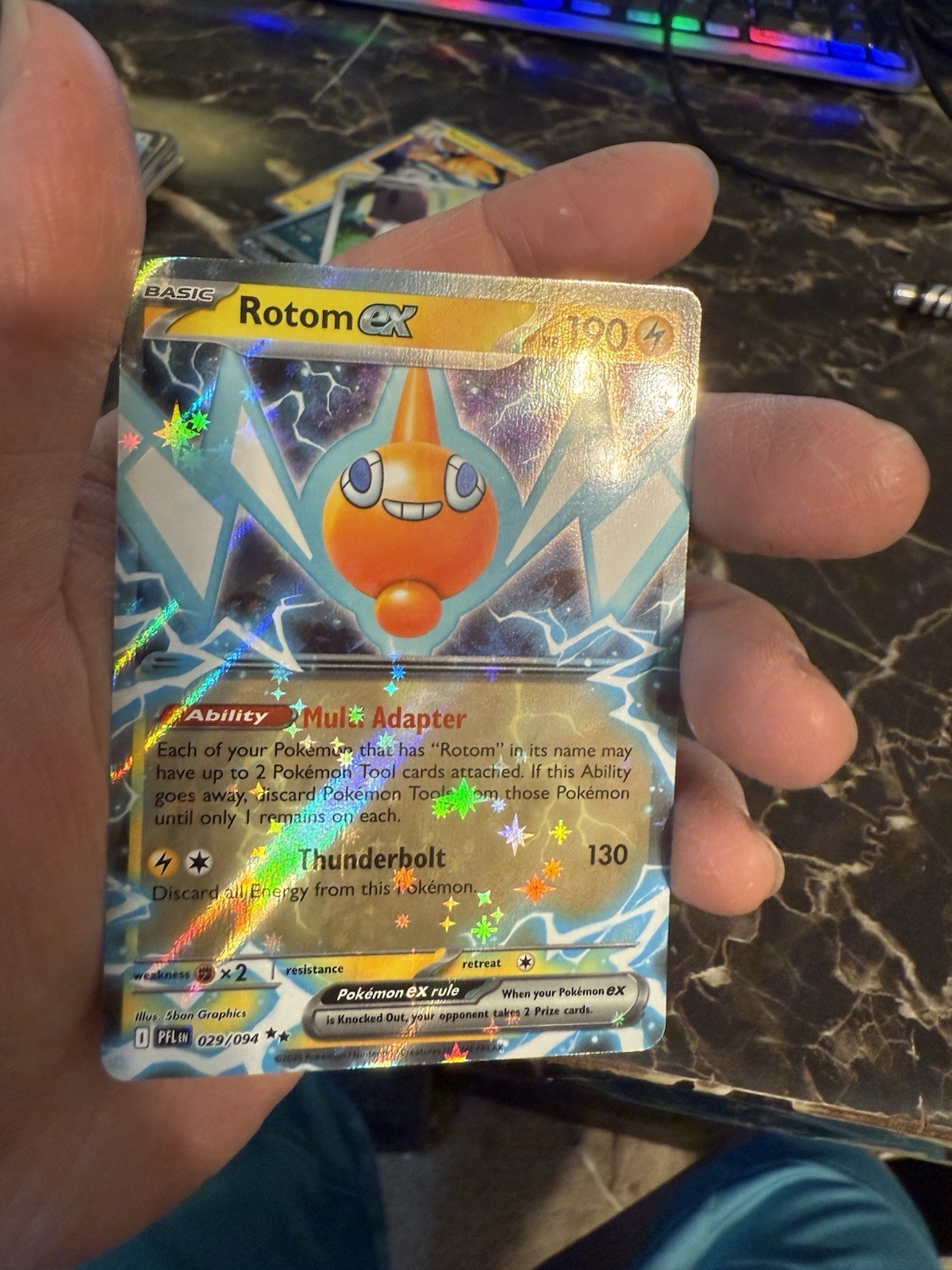Rotom EX 29/094 Phantasmal Flames Pokemon TCG NM/M