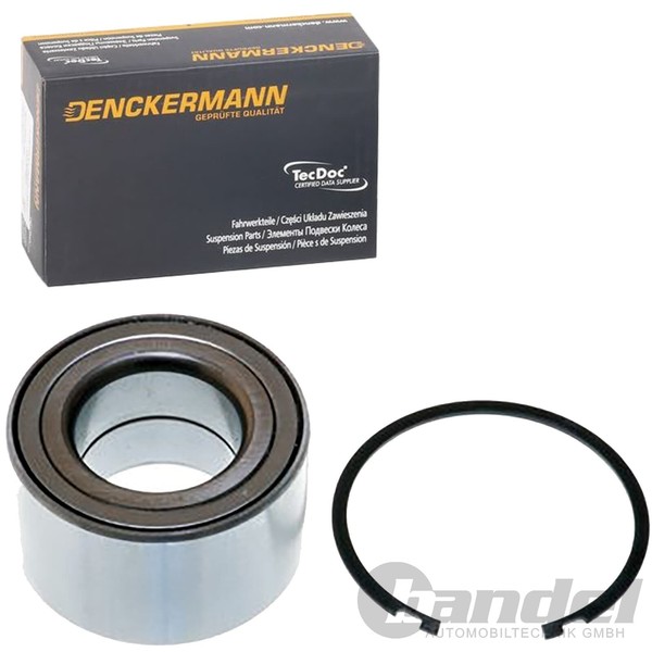 Denckermann Radlager Satz Hinterachse Passend FüR Nissan X-TRAIL | W413274-image