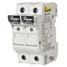 Eaton Bussmann Chcc2diu Finger Safe Fuse Block, Cc Ul Class, 600V Ac/Dc Volt