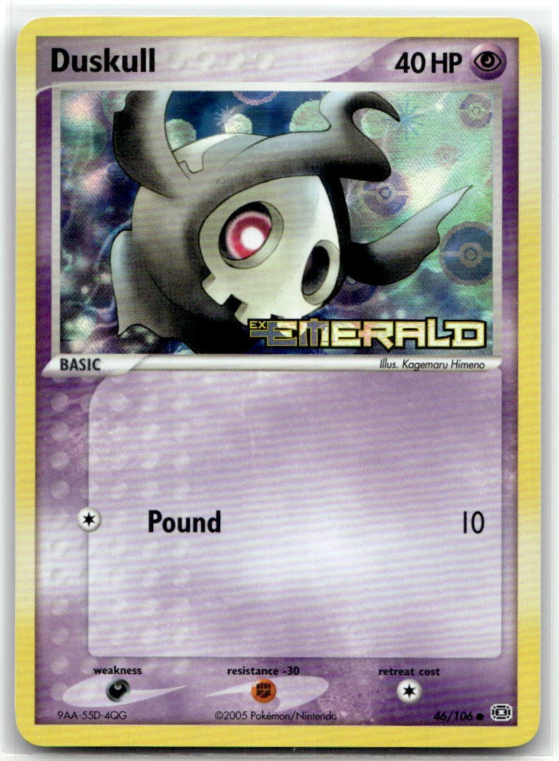 Duskull EX Emerald - Reverse Holofoil [46/106] - NM