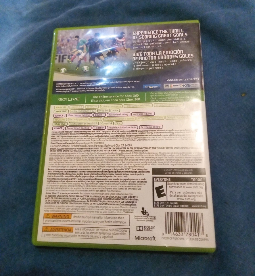FIFA 14 Microsoft Xbox 360 EA Sports Electronic Arts Soccer Dolby Digital - Image 3 of 3