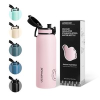 Trinkflasche Edelstahl 700Ml Auslaufsicher Isoliert Sport Yoga Wandern Fitness