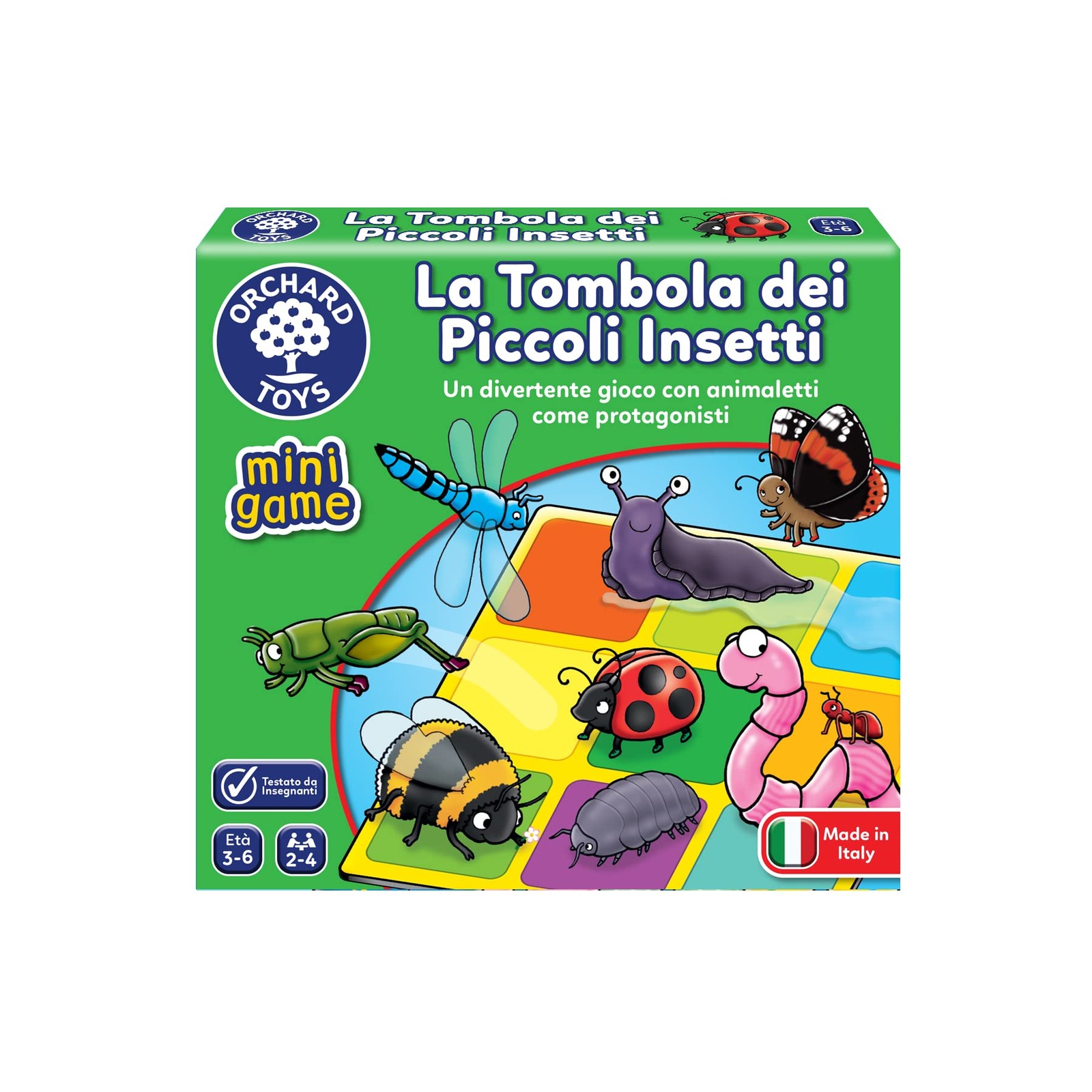 Садовые игрушки The Tombola dei Piccoli Insetti - Развивающая игра с подбором и