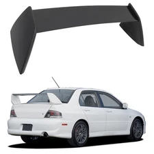 Fits 03-07 Evolution EVO 7 8 9 Primed Black ABS Trunk Spoiler Lip Wing
