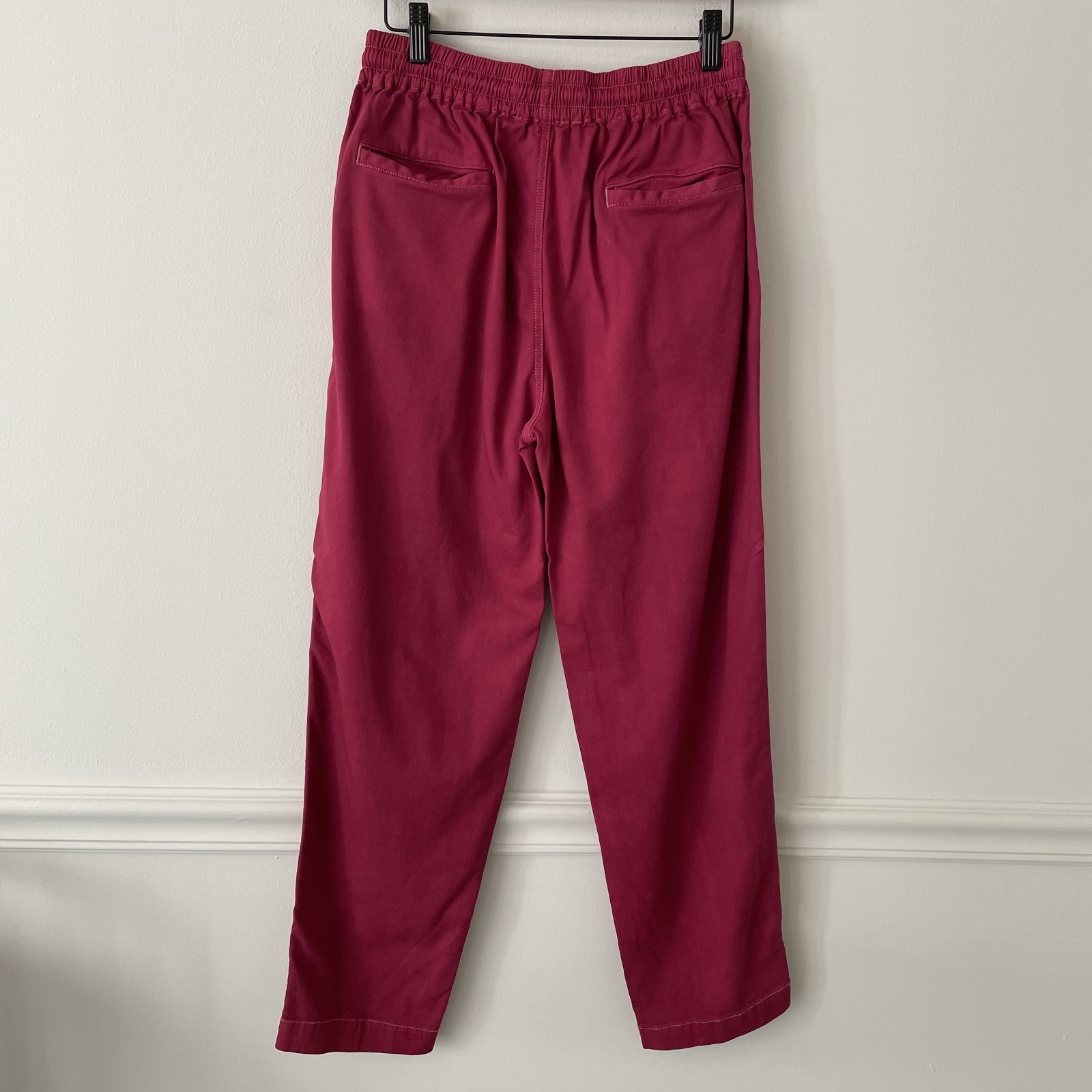 Faherty Womens Essential Drawstring Pants Red Siz… - image 2
