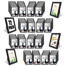 Set of 72 Picture Frame Bulk Photo Frames Wall Mounting Simple Photo Frames P...