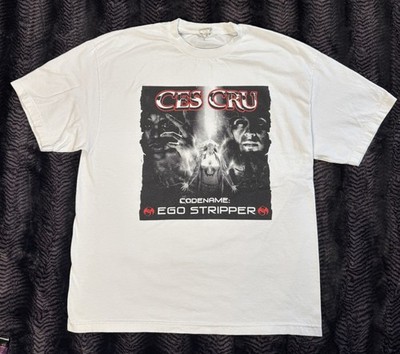Ces Cru Shirt XL VTG Y2k Ego Stripper Codename Rap Hiphop Tech N9ne Concert Tour