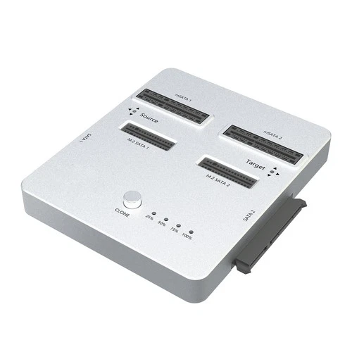 NVME/SATA 3in1 SSD Cloner Offline Clone M.2 Cloner fr M.2 NVME/SATA mSATA SATAcT