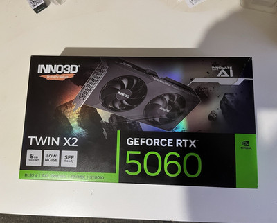 Inno3D GeForce RTX 5060 Twin X2 8GB GDDR7 Raytracing SFF Low Noise