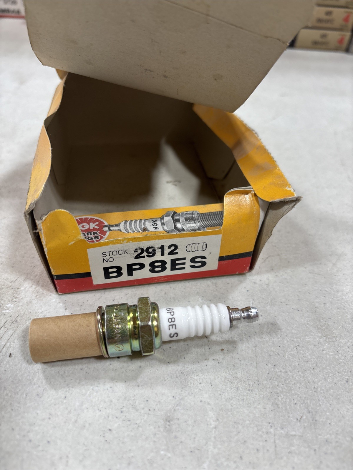 NGK Spark Plugs Lot Of 2 BP8ES Stock# 2912 NOS