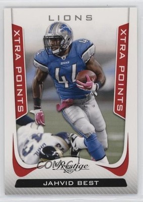 2011 Panini Prestige Xtra Points Red 76/100 Jahvid Best #66 we5