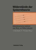 WiderstäNde Der Systemtheorie Cornelia Vismann