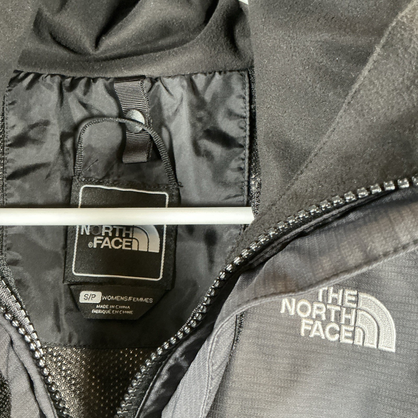 The North Face Women's HyVent Long Sleeve 3 in 1 Gray Zip Hooded Jacket Small thumbnail 2
