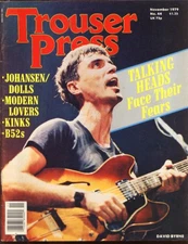 TROUSER PRESS Talking Heads Kinks Dave Davies B-52s Thin Lizzy ++ 11 1979