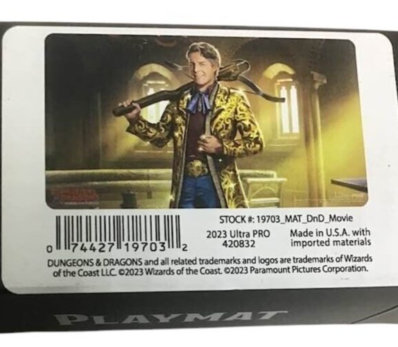 MTG Playmat Dungeon Dragon Honor Among Thieves Hugh Grant DD Tabletop Mouse  NEW | eBay