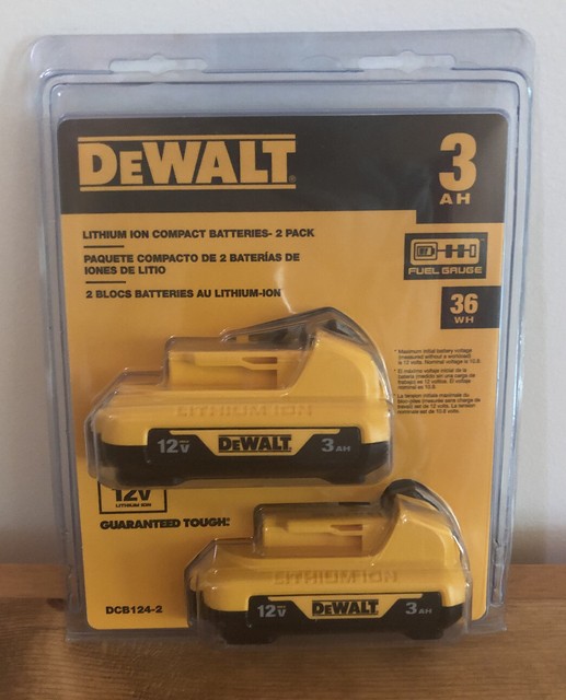 Аккумулятор dewalt dcb124