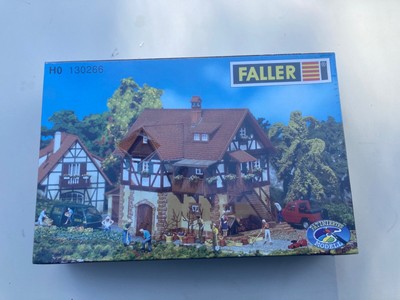 FALLER 130266 HO 1:87 Scale KIT Half Timbered House - NEW