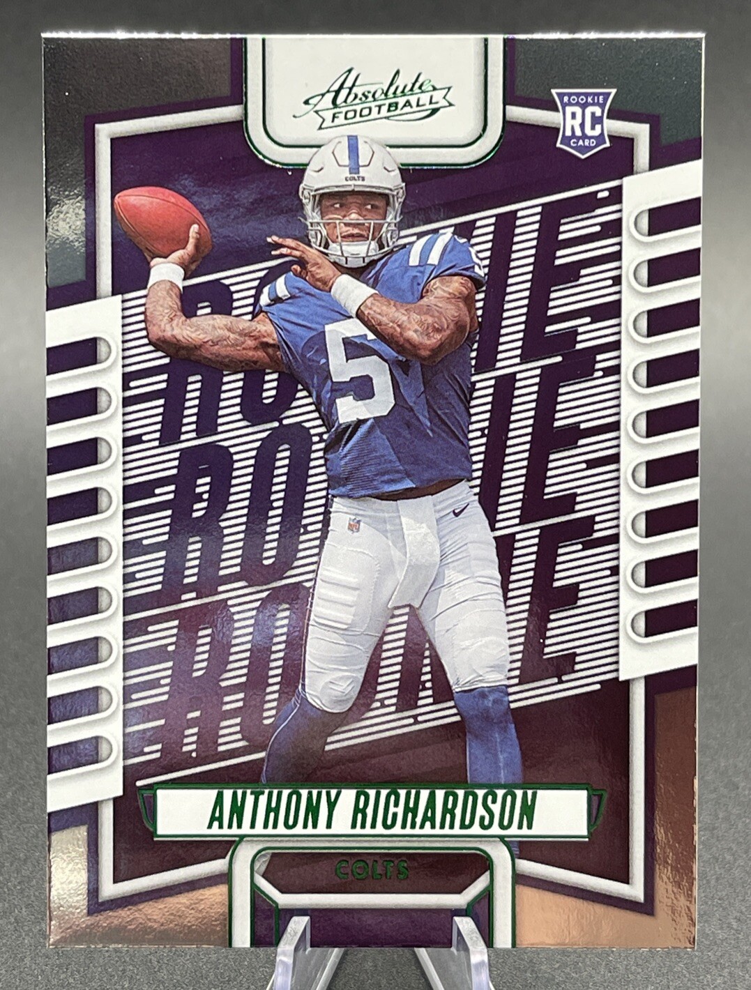 2023 Panini Absolute - Rookies Green  #104 Anthony Richardson (RC) - Colts