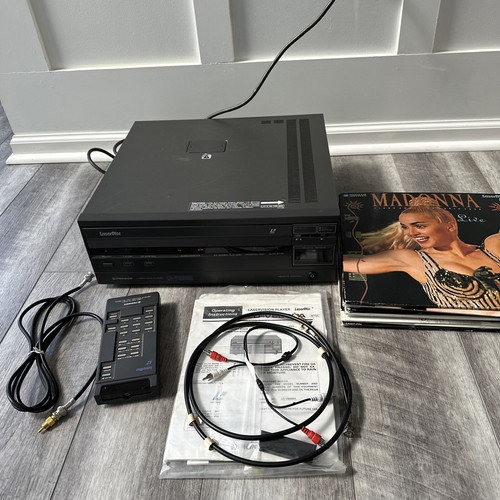 Laserdisc Laservision Player System Pioneer LD-V6000A Vintage 1988 Tested