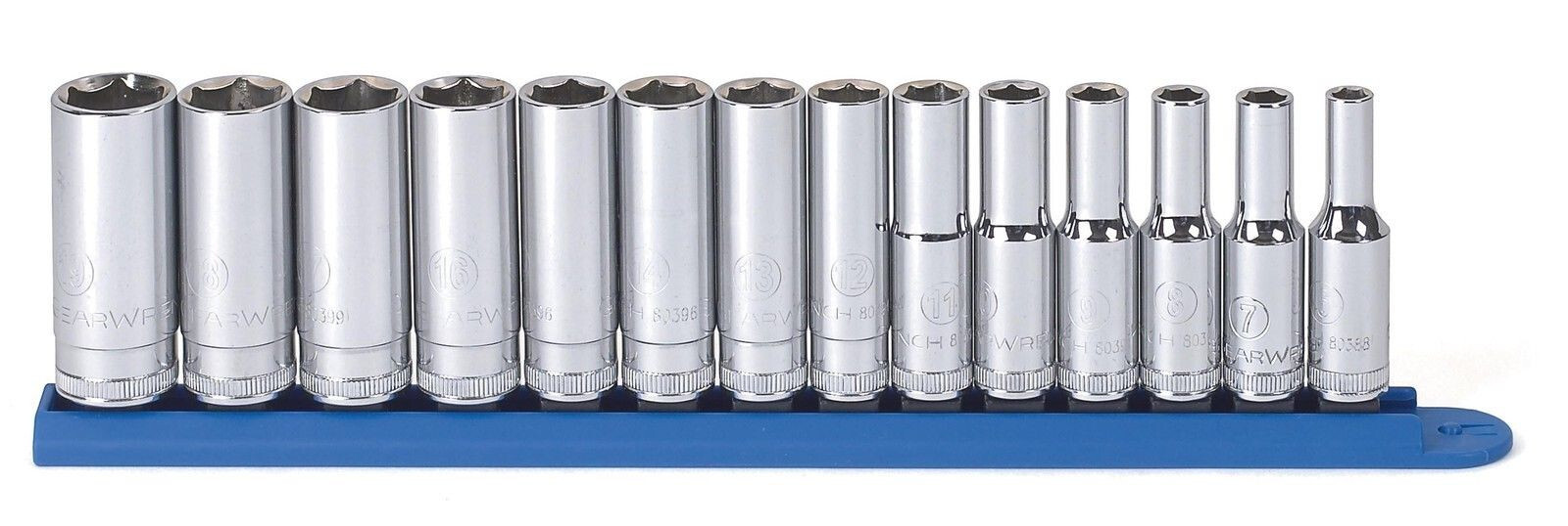 Gearwrench 14 Piece 3/8in Drive Deep 6 Point Socket Set Metric 6 - 19mm 80554