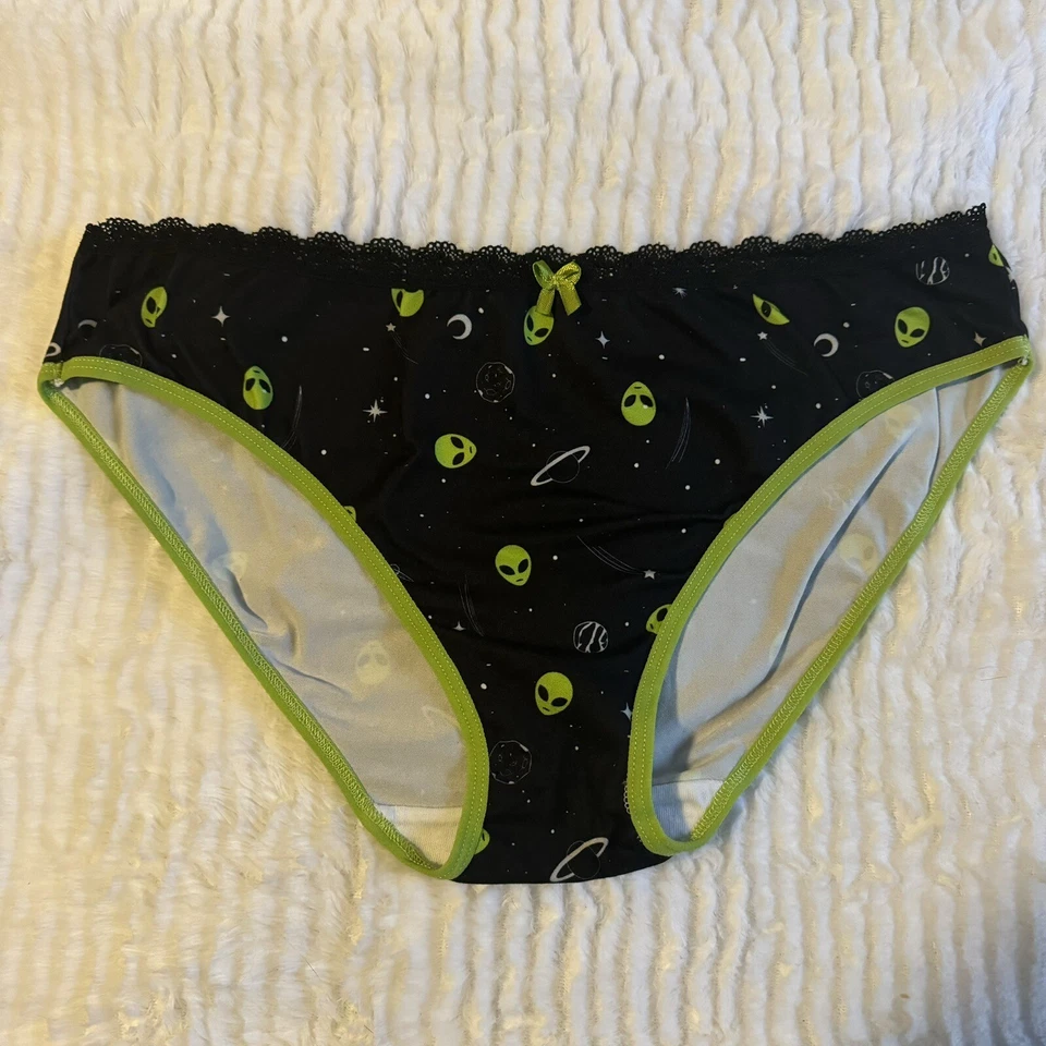 Panty Hot Topic Aliens & Planets Nuevo con Etiquetas Mediano Foto 3 de 4