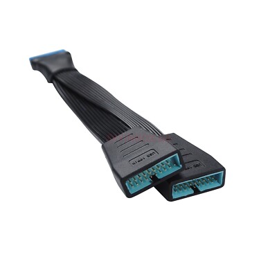 19Pin Header USB 3.0 1 to 2 Splitter Internal USB Hub for Computer Motherboard