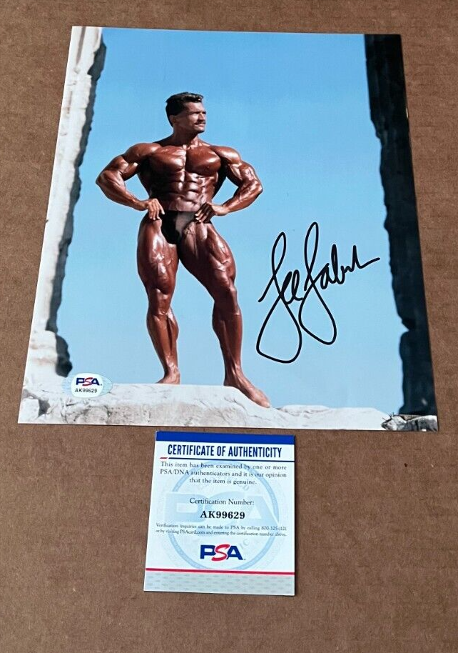 リー・ラブラダ 直筆サイン色紙 Lee Labrada IFBBプロ ボディビル LEE LABRADA SIGNED BODYBUILDER 8X10 PHOTO BECKETT CERTIFIED